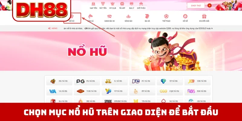 Nổ Hũ DH88 - Khám Phá 400 Chủ Đề Game Slot Đỉnh Nhất