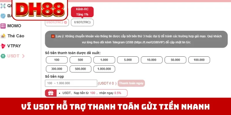 Nạp Tiền DH88 - Hướng Dẫn Quy Trình Gửi Vốn Đúng Quy Định